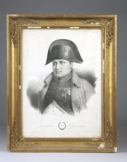 null LITHOGRAPHIE représentant Napoléon Bonaparte.
Haut.: 43 cm - Larg.: 32 cm
On...