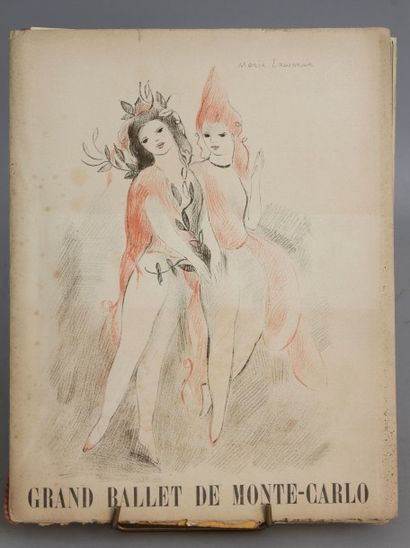 null Programme du Gand Ballet de Monte Carlo compagnie du Marquis de Cuevas illustré...