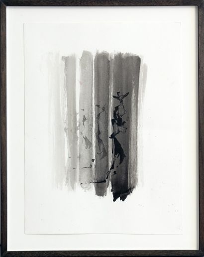 Gilles BARYEL, XXème siècle Composition en noire.

Encre.

Haut. : 25 cm - Larg....