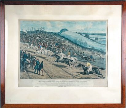 Charles HUNT (1803-1877) «Northampton Grand National Steeple Chase, 1840»
Paire de...