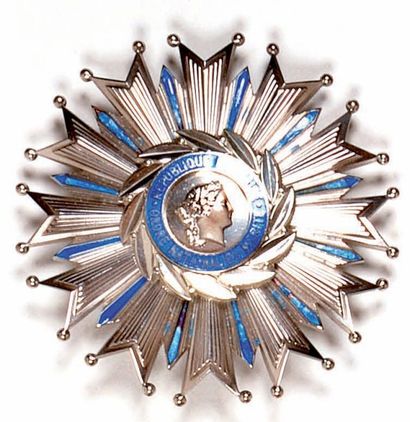 ORDRES DE MÉRITE - Ordre National du Mérite (1963) Plaque de grand officier du second...