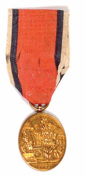REVOLUTION FRANÇAISE Pacte fédératif (14 juillet 1790) : Médaille ovale à bélière...