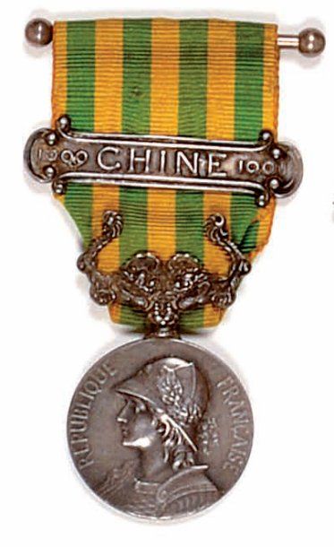 LES CAMPAGNES COLONIALES - Chine (1900-1901) Médaille Commémorative de l'Expédition...