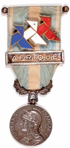 LES CAMPAGNES COLONIALES - La Médaille Coloniale (1893) Médaille du modèle plus récent...