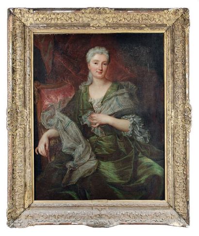 Attribué à Hyacinthe RIGAUD (Perpignan, 1659 - Paris, 1743) Portrait présumé de Marie...