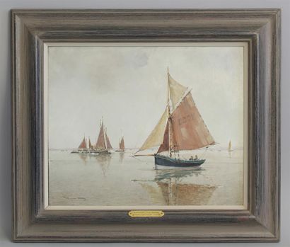 null Terence STOREY, XXème siècle, Royal Society of Marine Artists
Voiliers, " Old...