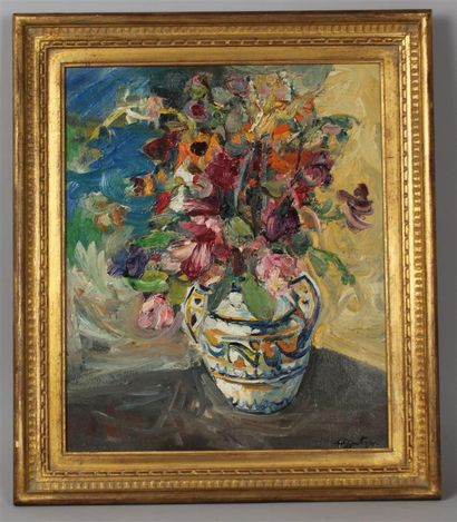 null Walter SPITZER (né en 1927)
Vase fleuri
Huile sur toile, signée en bas à droite
Haut....