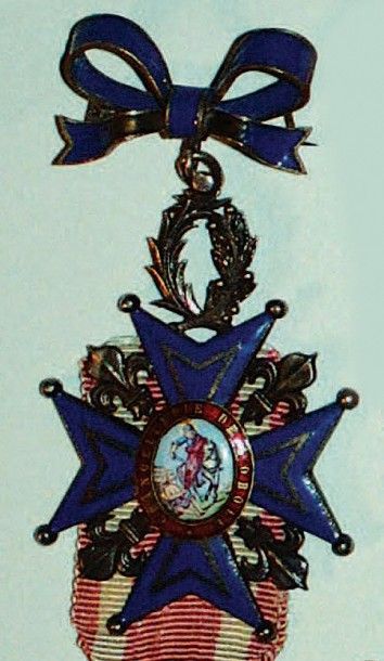 null *Ordre de la Chancellerie de l’Obole Croix de chevalier pour une Dame, 38 mm,...