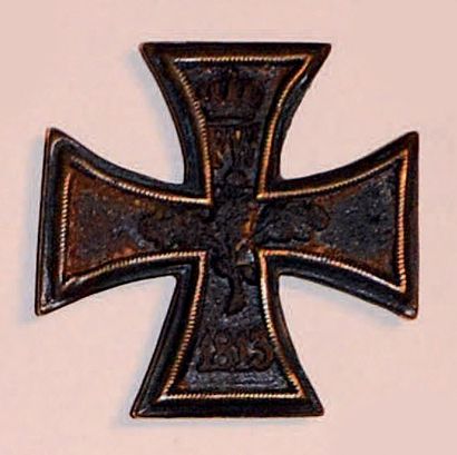 null *La Croix de Fer (1813) Croix de Fer de 1ère classe du 1er modèle métallique...