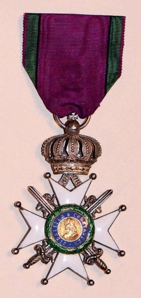 null *Ordre de la Branche Ernestine de Saxe (1833) Croix de chevalier («chevalier...