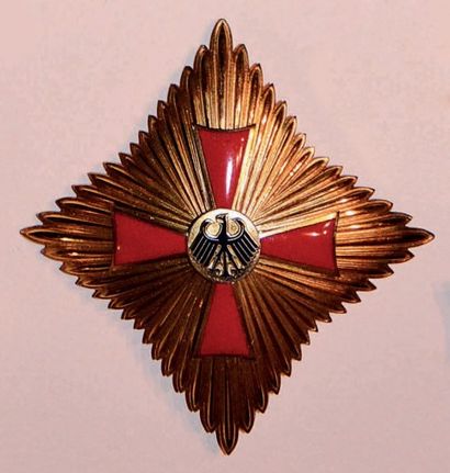 null *Ordre du Mérite de la République Fédérale d’Allemagne (1951) Plaque de «grand...
