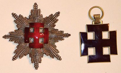 null *Ordre du Mérite Autrichien (1934-1938) Ensemble de grand croix de 1ère classe...