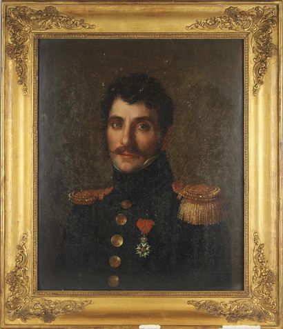 null École française du début du XIXème siècle
Portrait de Phillipe Gombert
Huile...