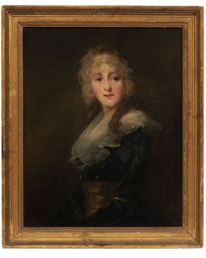 ATTRIBUÉ À HENRY RAEBURN (1756-1823) Portrait d'une jeune femme
Huile sur toile....