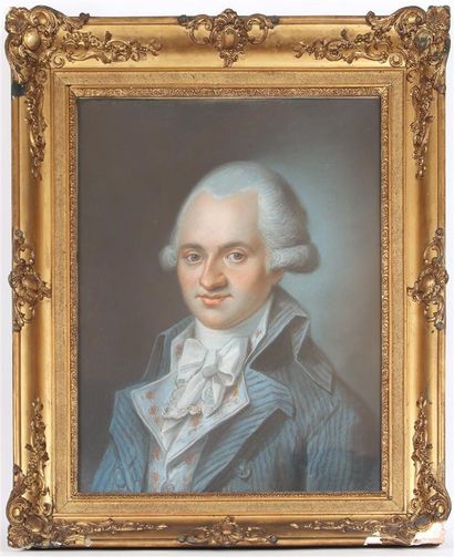 ÉCOLE FRANCAISE VERS 1780
Portrait d'homme...