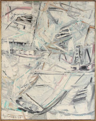 null David LAN-BAR (David LANDBERG) (1912-1987)
Composition
Huile sur toile, signée...