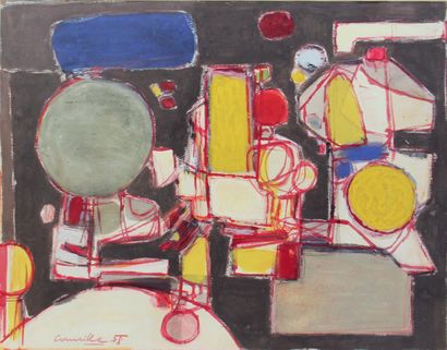 null CORNEILLE, Guillaume Cornelis van BEVERLOO (1922-2010)
Composition
Aquarelle...