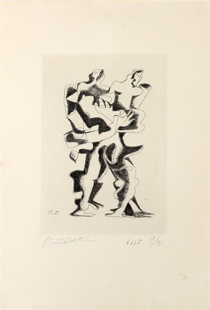OSSIP ZADKINE (1890-1967)
Les Miroirs, 1965
Eau-forte...