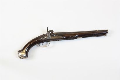 null Grand pistolet d'Arçon du XVIIIème siècle, transformé à percussion, canon (26,5...