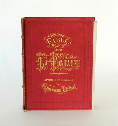 null Les fables de LA FONTAINE, illustré par GUSTAVE DORÉ 
Paris, Hachette, 1868....
