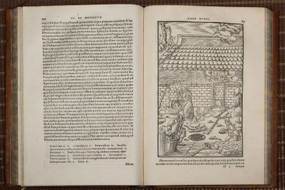 null [AGRICOLA (Georgius)]. Georgii Agricolae De Re metallica libri XII. []. Eivsdem...
