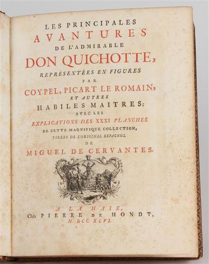 null CERVANTÈS (Miguel de). Les Principales Avantures de l'admirable Don Quichotte,...