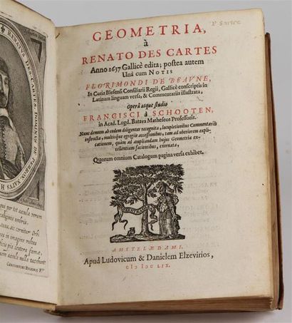 null [DESCARTES (René)]. Geometria, à Renato Des Cartes Anno 1637 Gallicè edita ;...