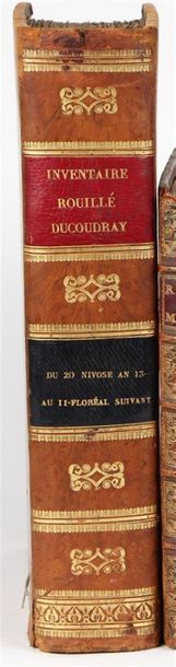 null [ROUILLÉ du COUDRAY (Hilaire) / MANUSCRIT]. « Du 20 Nivose an 13 [ou 10 janvier...