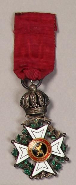 null Ordre de Léopold Ier (1832): Croix de chevalier à titre militaire du modèle...