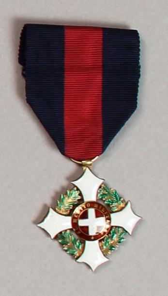 null Ordre Militaire de Savoie (1815, 1855): Croix de chevalier, 35 mm, jolie fabrication...