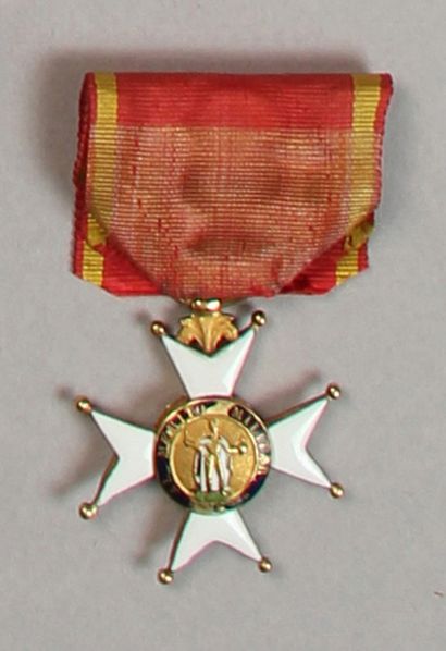 null Croix de chevalier de 1ère classe, 33 mm, fabrication française en or (contrôle...