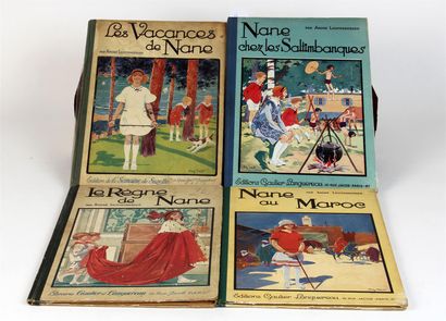 null Henry MORIN - NANE
Quatre albums, état d'usage : 
Les vacances de Nane, 1925
Le...