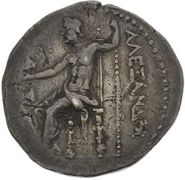 null ROYAUME de MACÉDOINE 
Tétradrachme posthume au type d'Alexandre (IIe siècle...