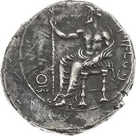null DYNASTES de CILICIE : Pharnabaze (379-374 av. J.-C.) 
Statère. 10,80 g. Tête...