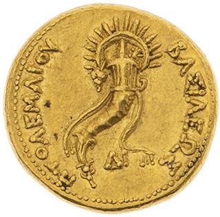 null ROYAUME d'ÉGYPTE
Ptolémée IV Philopator (221-204 av. J.-C.)
Octodrachme d'or....