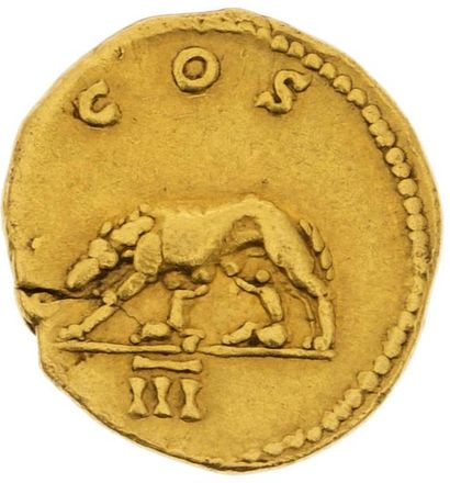 null HADRIEN (117-138) 
Auréus (128). Rome. 7,33 g. Son buste lauré à droite. R/...