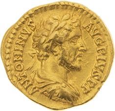 null ANTONIN le Pieux (138-161) 
Auréus (145-147). Rome. 7,22 g. Son buste lauré...