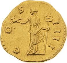 null ANTONIN le Pieux (138-161) 
Auréus (145-147). Rome. 7,22 g. Son buste lauré...