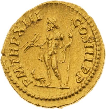 null SEPTIME SÉVÈRE (193-211) 
Auréus (205). Rome. 7,30 g. Sa tête laurée à droite....