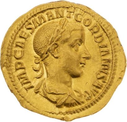 null GORDIEN III (238-244) 
Auréus (238-239). Rome. 4,92 g. Son buste lauré et drapé...