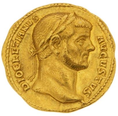 null DIOCLÉTIEN (284-305) 
Auréus (287-289). Rome. 5,95 g. Sa tête lauré à droite....