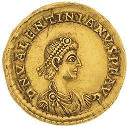 null VALENTINIEN II (375-392) 
Solidus (379-380). Sirmium. 4,50 g. Son buste diadémé...