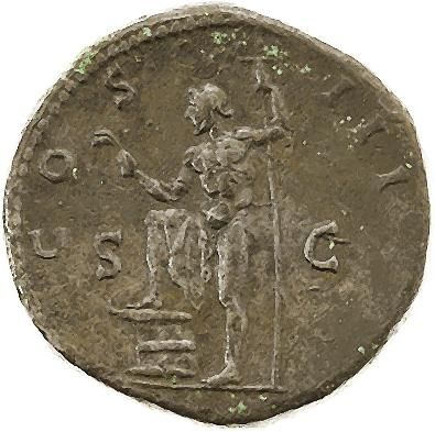 null HADRIEN (117-138) 
Sesterce. Rome (125-128) Sa tête laurée à droite. R/ Neptune...