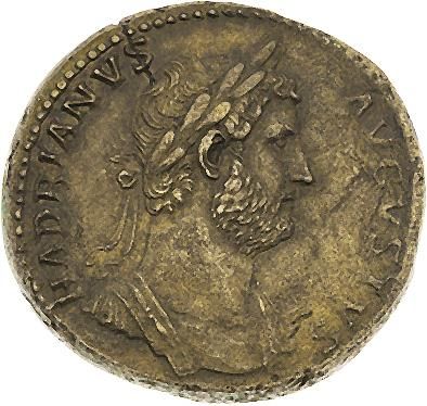 null HADRIEN (117-138) 
Sesterce. Rome (131). Son buste lauré, drapé et cuirassé...