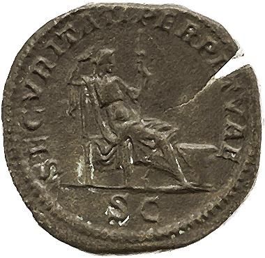 null ARACALLA (198-217) 
Sesterce. Rome (213). Son buste lauré à droite. R/ La Sécurité...