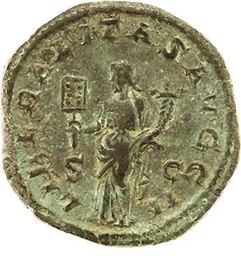 null PHILIPPE Ier (244-249) 
Sesterce. Rome (245). Son buste lauré et drapé à droite....