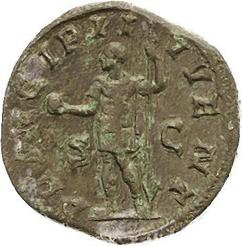 null PHILIPPE II (247-249) 
Sesterce. Rome (245-246) Son buste nu et drapé à droite....