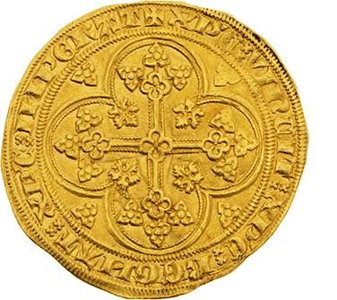 null PHILIPPE VI (1328-1350) 
Écu d'or à chaise. D. 249. TTB à superbe