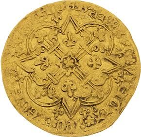 null CHARLES VI (1380-1422) 
Agnel d'or. La Rochelle. D. 372. TTB