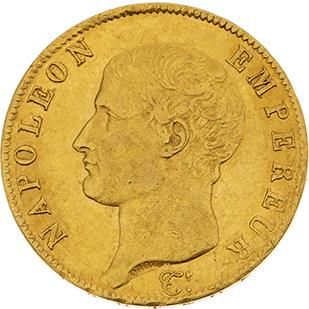null PREMIER EMPIRE (1804-1814)
40 francs or, tête nue. 1806. Paris. G. 1082. TTB...